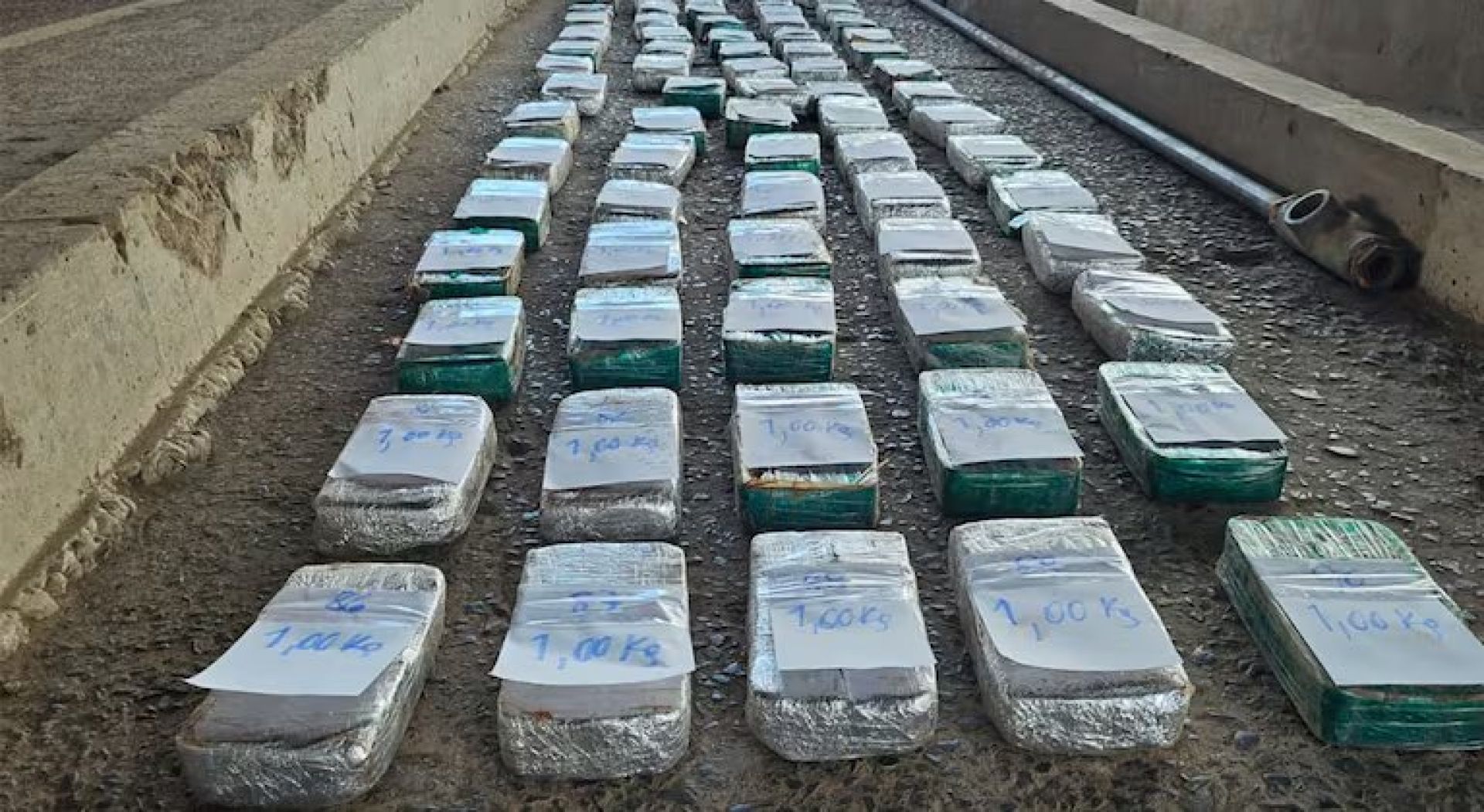 Interceptaron un cargamento de cocaína valuado en más de un millón de dólares