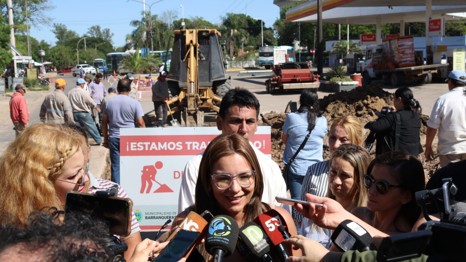 Barranqueras: Magda Ayala presentó el plan de bacheo 