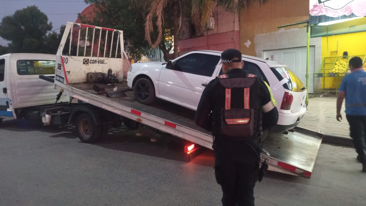 Secuestran cocaína, motos y un auto en operativo vial en conjunto entre Policía Caminera y Tránsito Municipal 