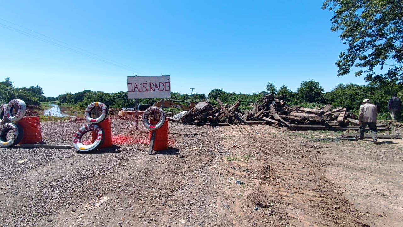 Vialidad Provincial mejora el puente Bergagno que une Fontana y Tirol