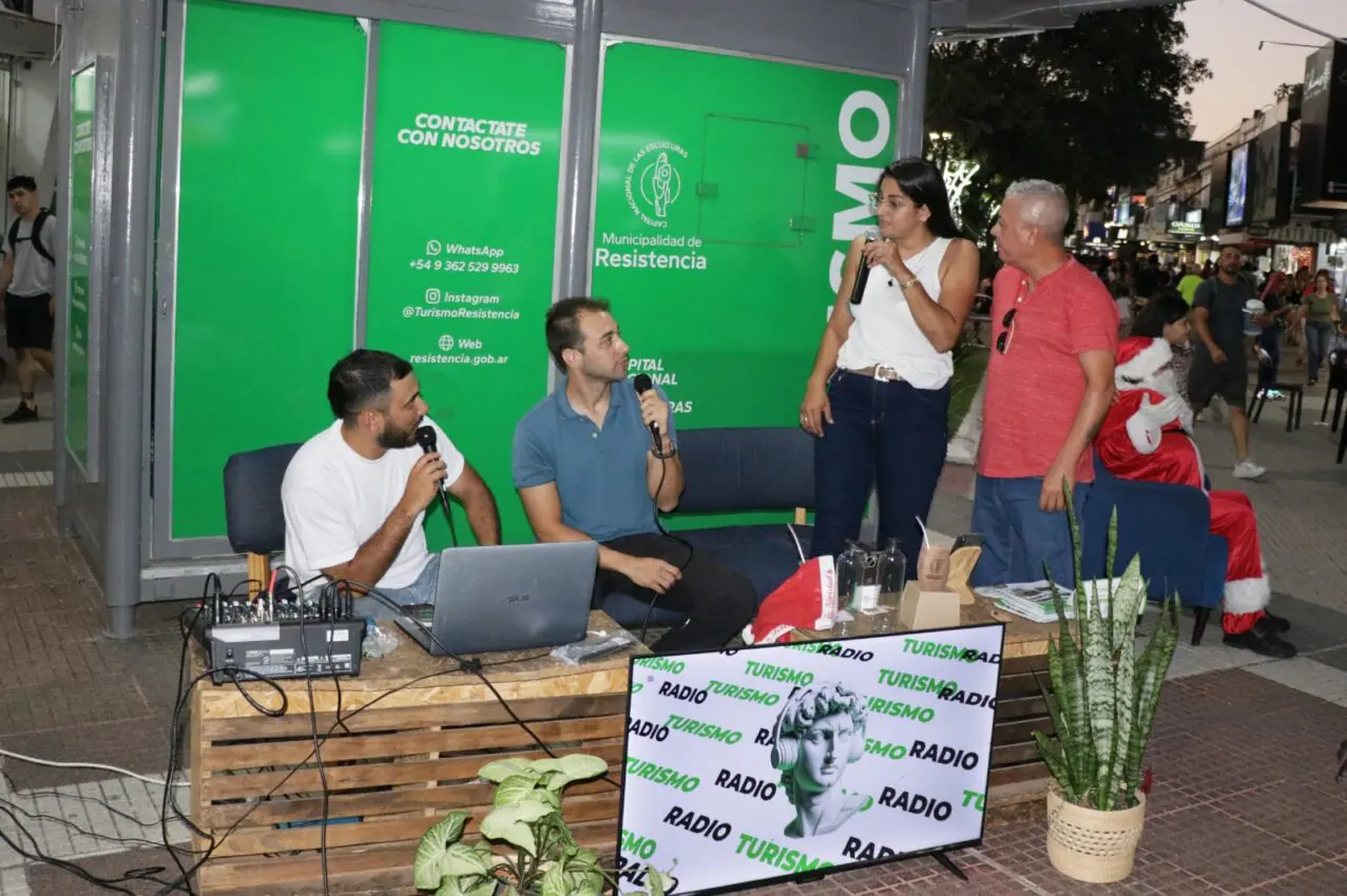 En la peatonal, el Streaming de la Municipalidad de Resistencia continúa con especiales por las fiestas
