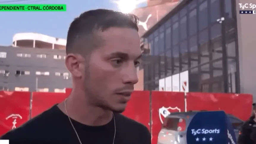 Marcone le agradeció al plantel el apoyo tras su pelea con un hincha de Independiente