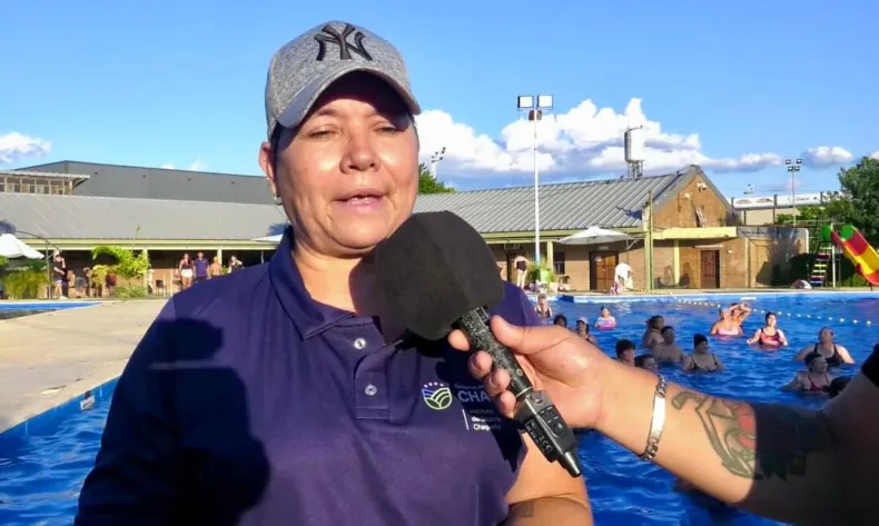 Muestra de actividades acuáticas y un cierre con aquagym, la propuesta en deportes