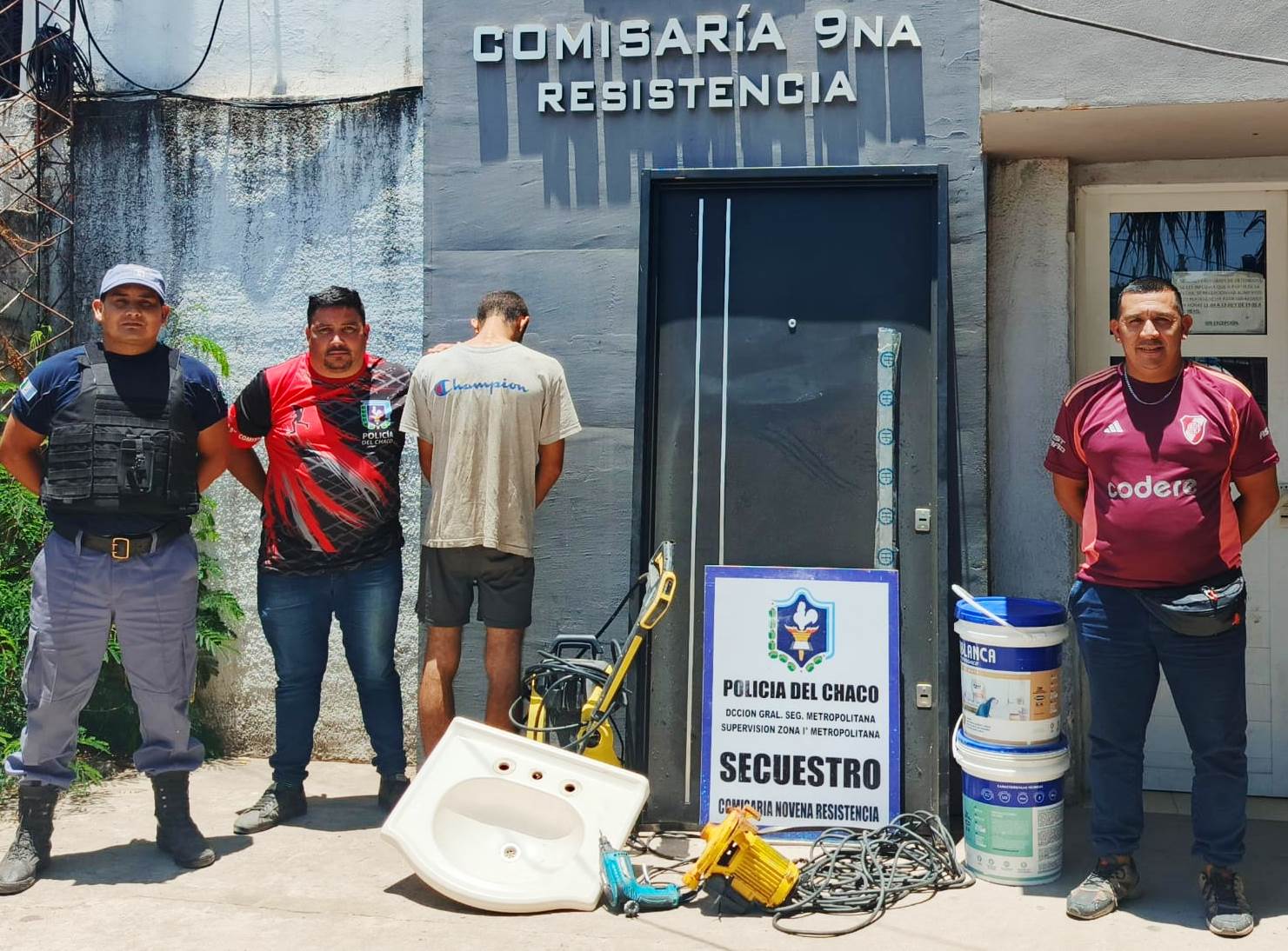 Lo detuvieron cuando escondía bienes sustraídos