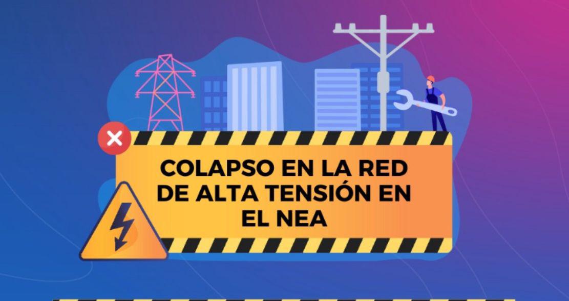 Colapso en la red de alta tensión en el NEA
