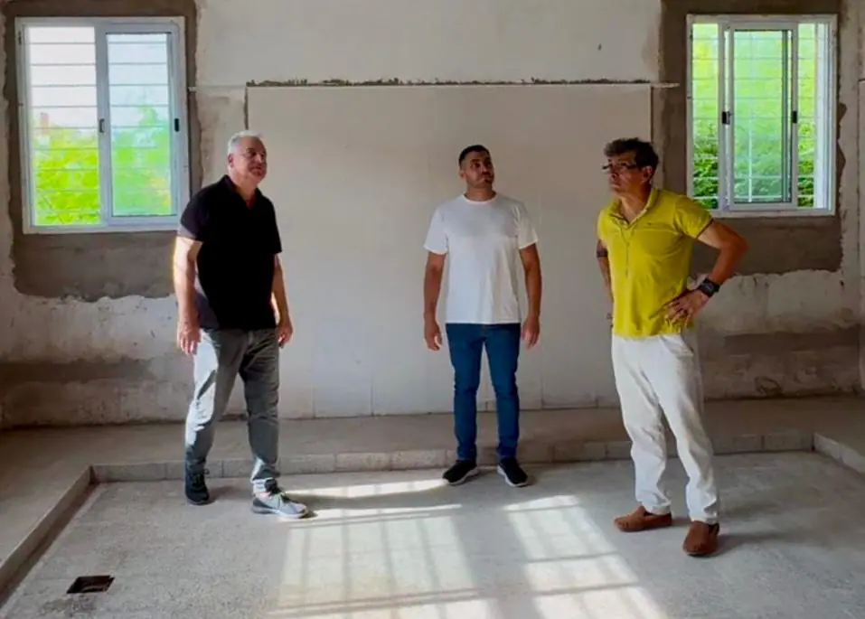 Villa Ángela: El Gobierno verificó los avances en la obra del «Bachi 9» y la EET N° 1 garantizando su finalización