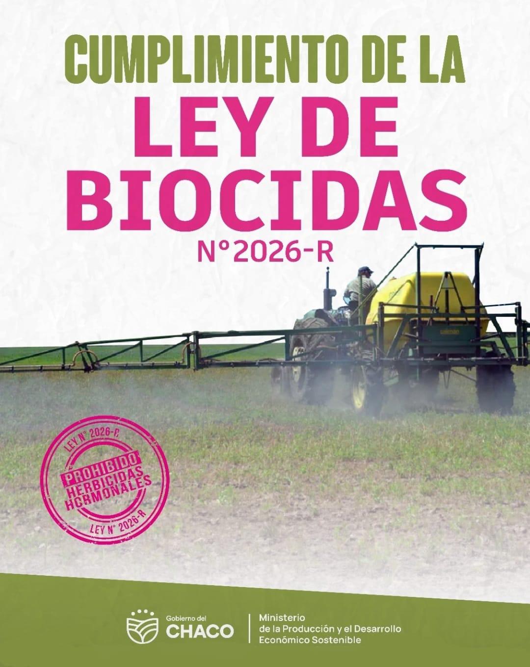 El Gobierno provincial recuerda que está prohibida la aplicación de herbicidas hormonales