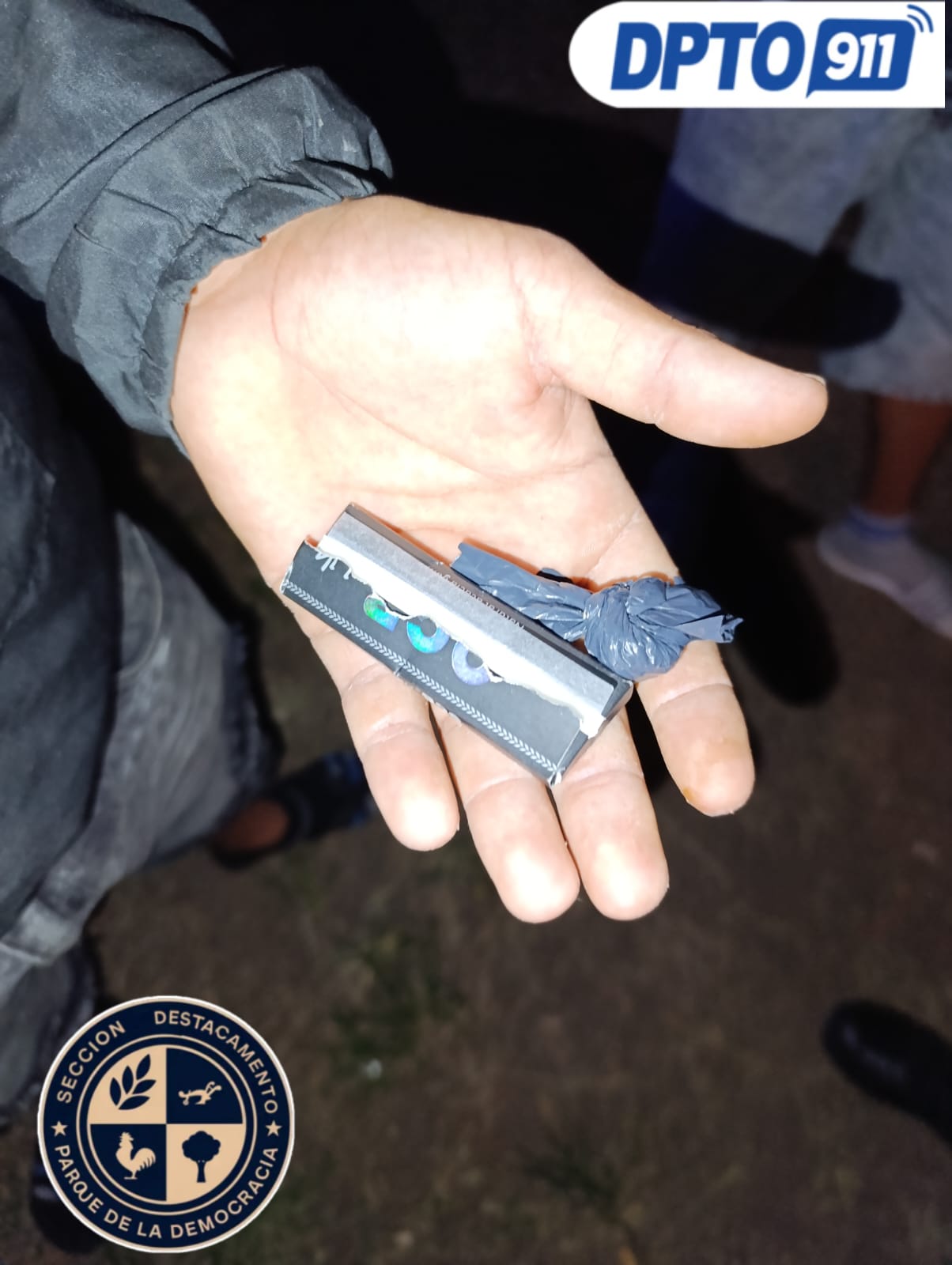 Destacamento Parque de la Democracia: detienen a dos personas con marihuana