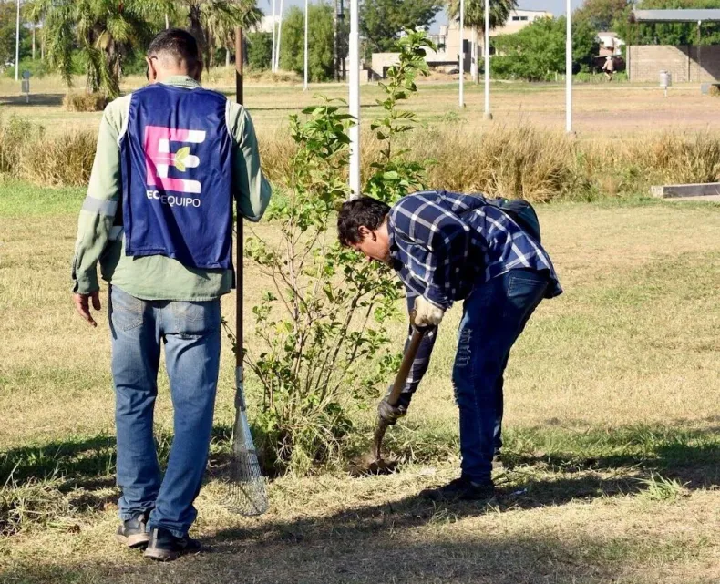 Puesta a punto del Aeropuerto de Resistencia: trabajos de limpieza y desmalezado