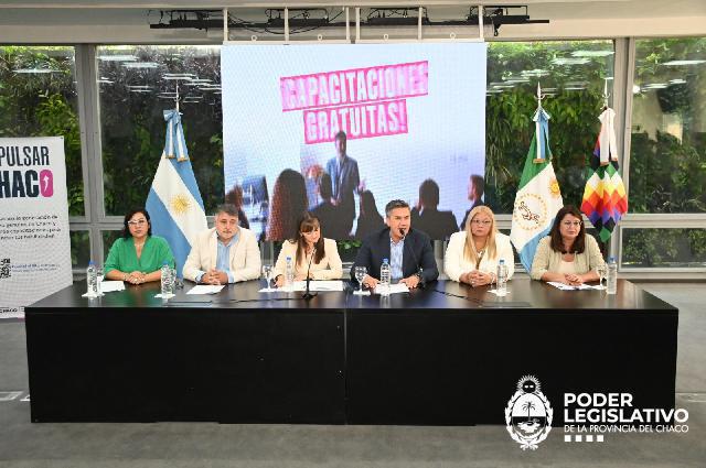 Legisladores acompañaron la presentación de Impulsar Chaco, programa provincial de capacitación y generación de empleo