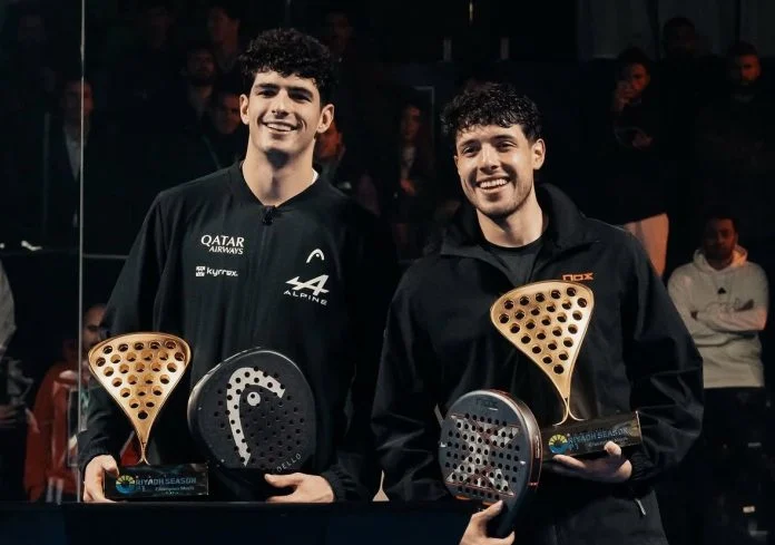 Pádel: los N°1 del mundo Agustín Tapia y Arturo Coello se alzaron con el primer título del año en Riad