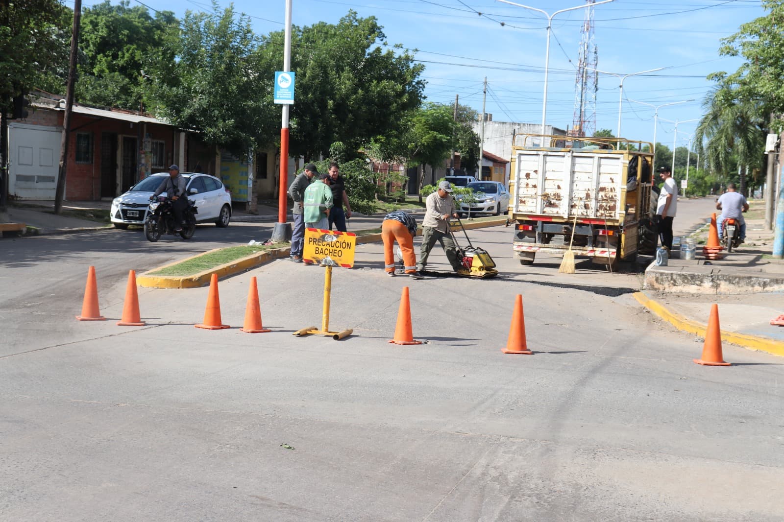 Bacheo 2025: informan los lugares donde se trabajará esta semana