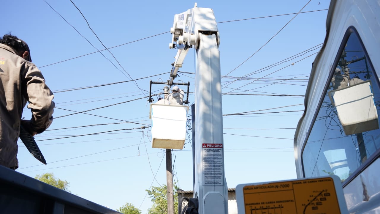 Barranqueras continúa con el plan de reposición de equipos LED