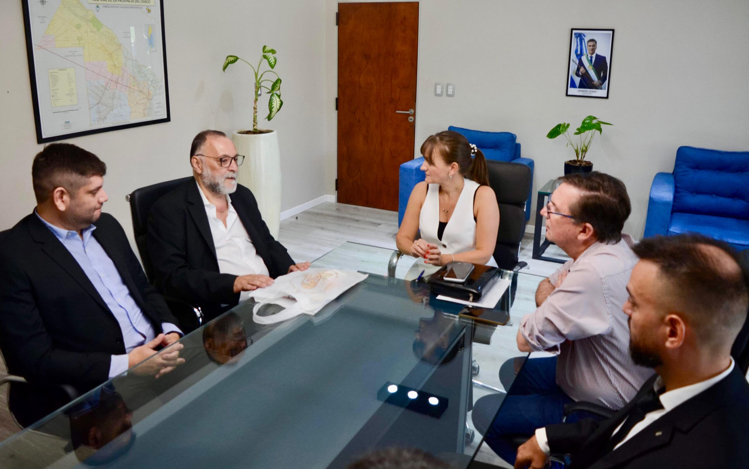 La Vicegobernadora Schneider recibió a representantes de la Masonería en un encuentro institucional