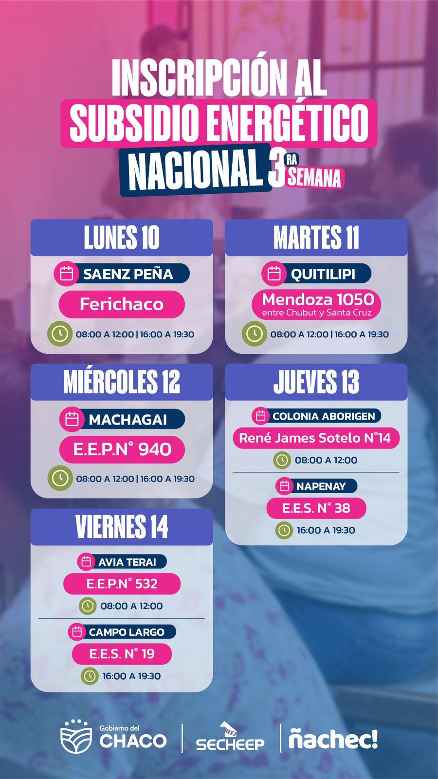 SECHEEP en terreno: nueva semana de inscripción al subsidio eléctrico nacional y de asesoramiento del «Descuento Verano»