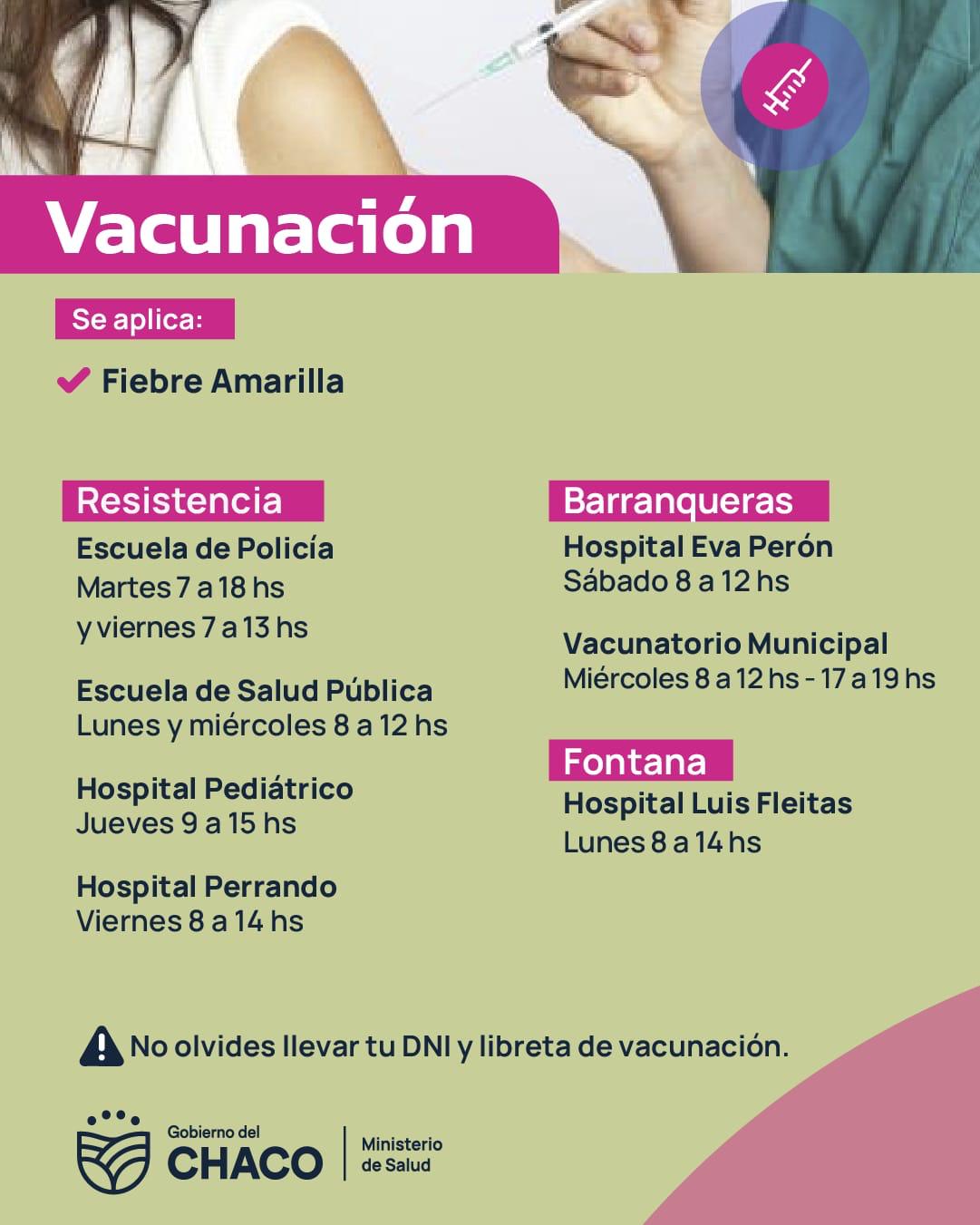 Vacunatorios en el Área Metropolitana