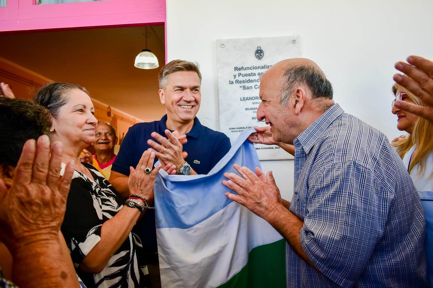 Colonia Baranda: el Gobernador Zdero inauguró la nueva residencia geriátrica San Cayetano