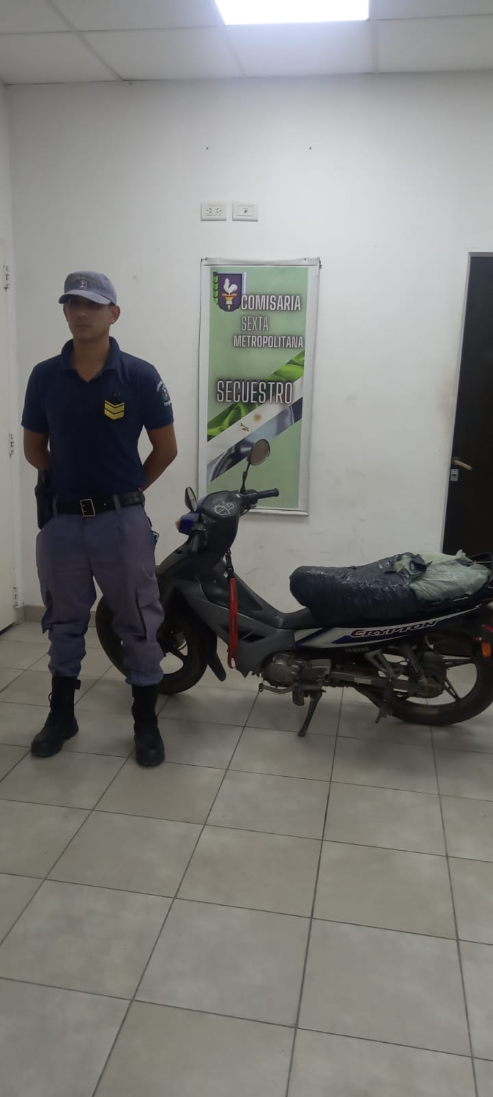 Resistencia: abandonaron una moto robada al notar la presencia policial