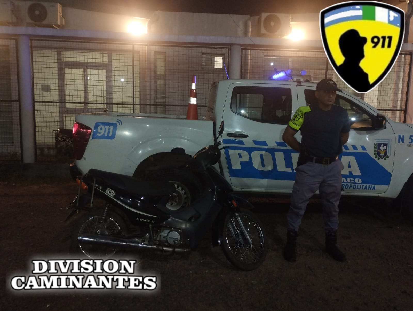 Mediante las cámaras de videovigilancia, una motocicleta más fue secuestrada