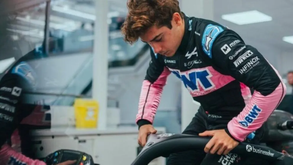 Franco Colapinto aceleró el Alpine en Barcelona