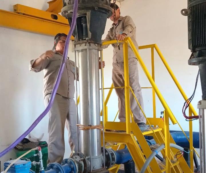 SAMEEP solucionó problemas electromecánicos y se restablece el servicio de agua potable a Miraflores