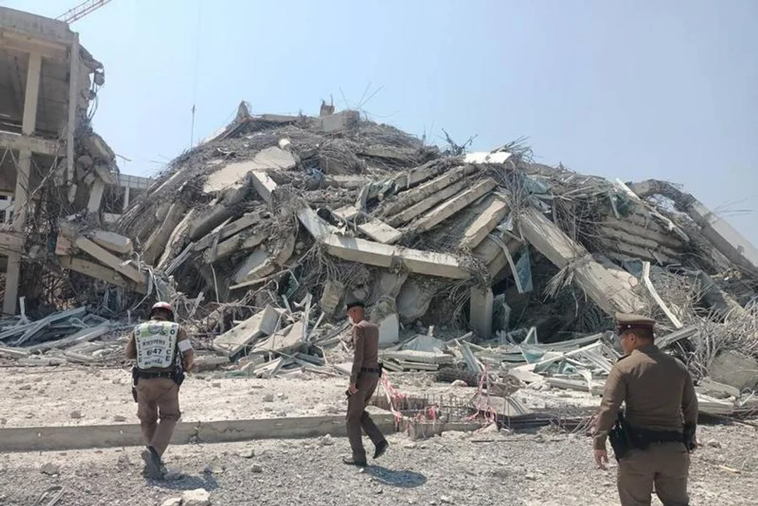 Un equipo de rescate chino llegó a Myanmar para colaborar