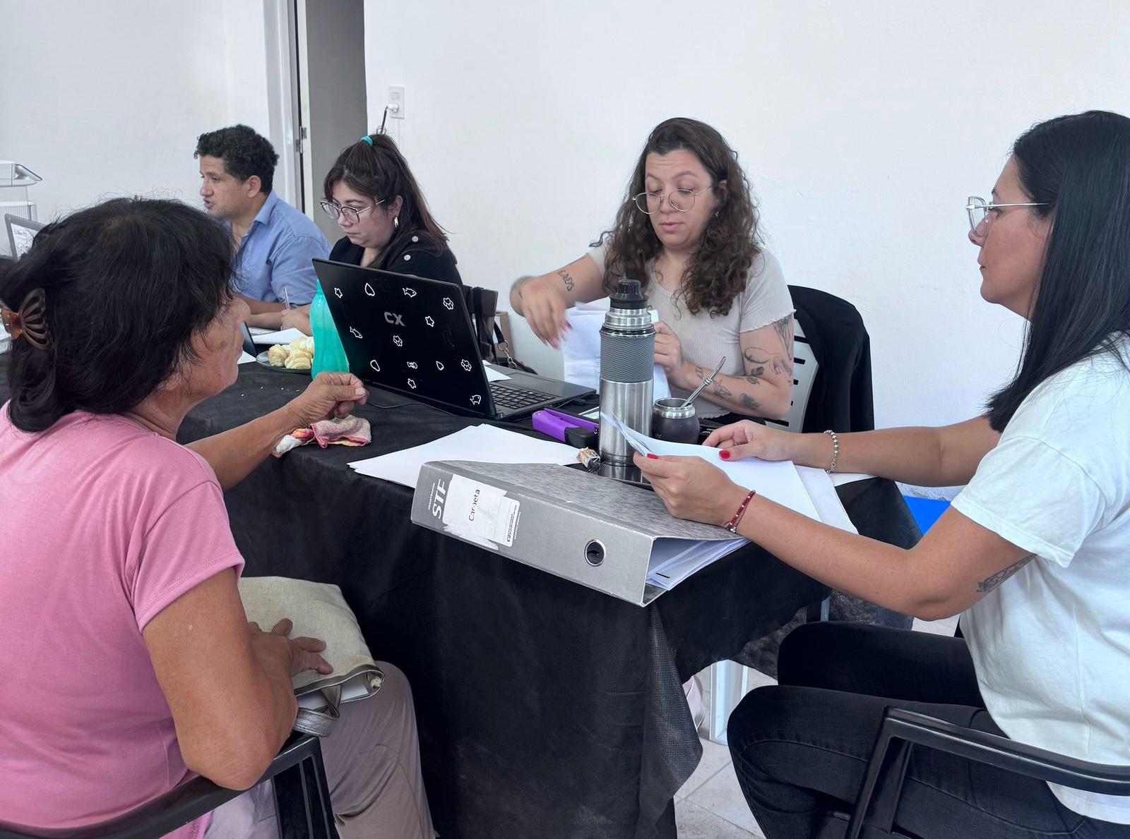 Las Garcitas: se realizó un nuevo operativo del Instituto de Vivienda