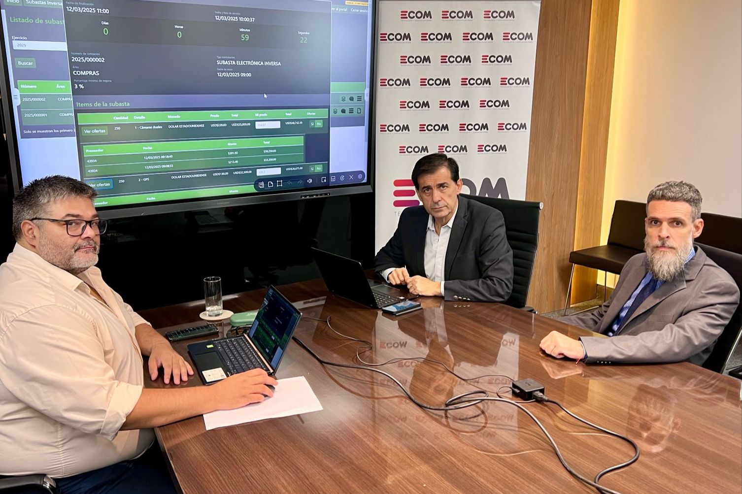 Subasta inversa para el sistema CHACOBUS