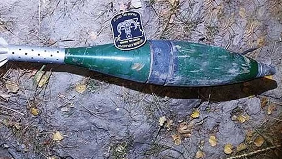 Chubut: encontraron un proyectil de mortero en el río