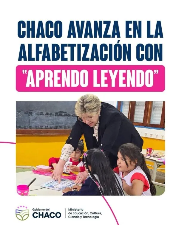 «Aprendo leyendo»: Chaco apuesta a transformar la enseñanza de la lectura en las escuelas primarias