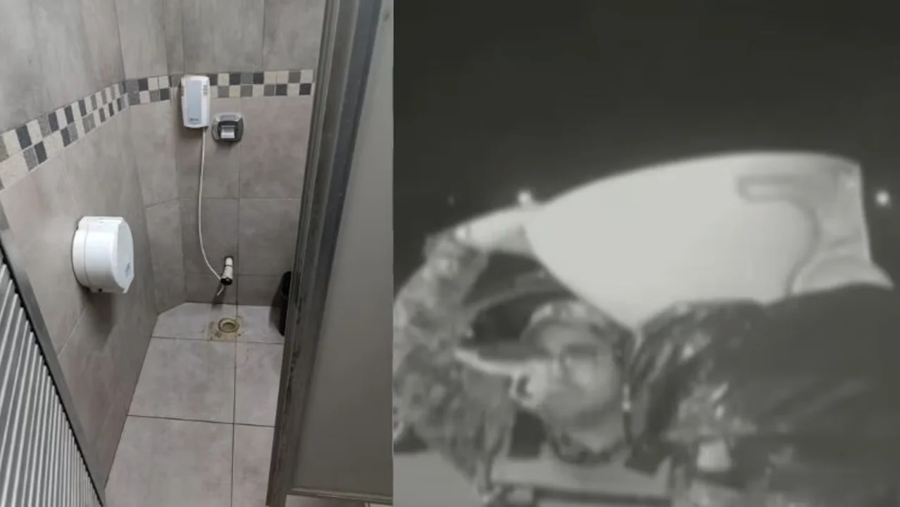 Detuvieron a un hombre que pidió ir al baño de una estación de servicio de Córdoba y robó un inodoro