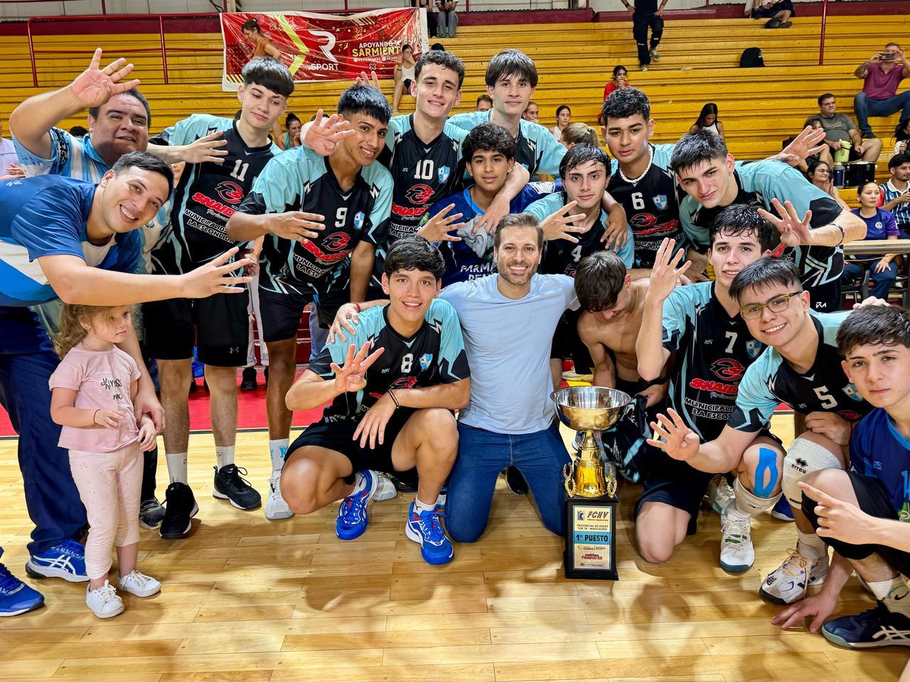 Con gran éxito se desarrolló el Torneo Provincial de Vóley Sub-18