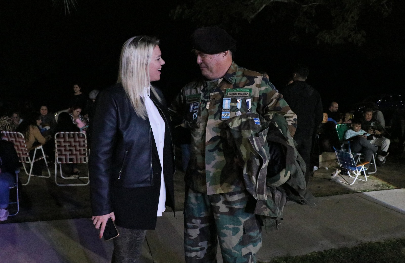 Sentida vigilia de los Héroes de 1982 para recibir el 2 de Abril en Resistencia 