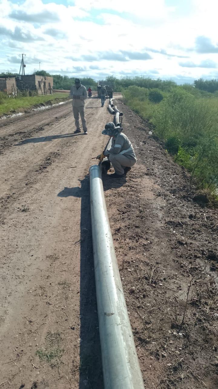Colonia Aborigen El Pastoril: SAMEEP ejecuta tareas para llegar con agua potable a los hogares
