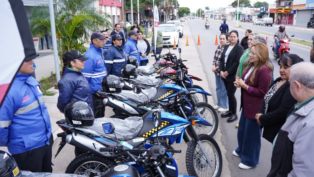 Barranqueras: nuevas unidades motorizadas entregadas a la Dirección de Tránsito y Patentes