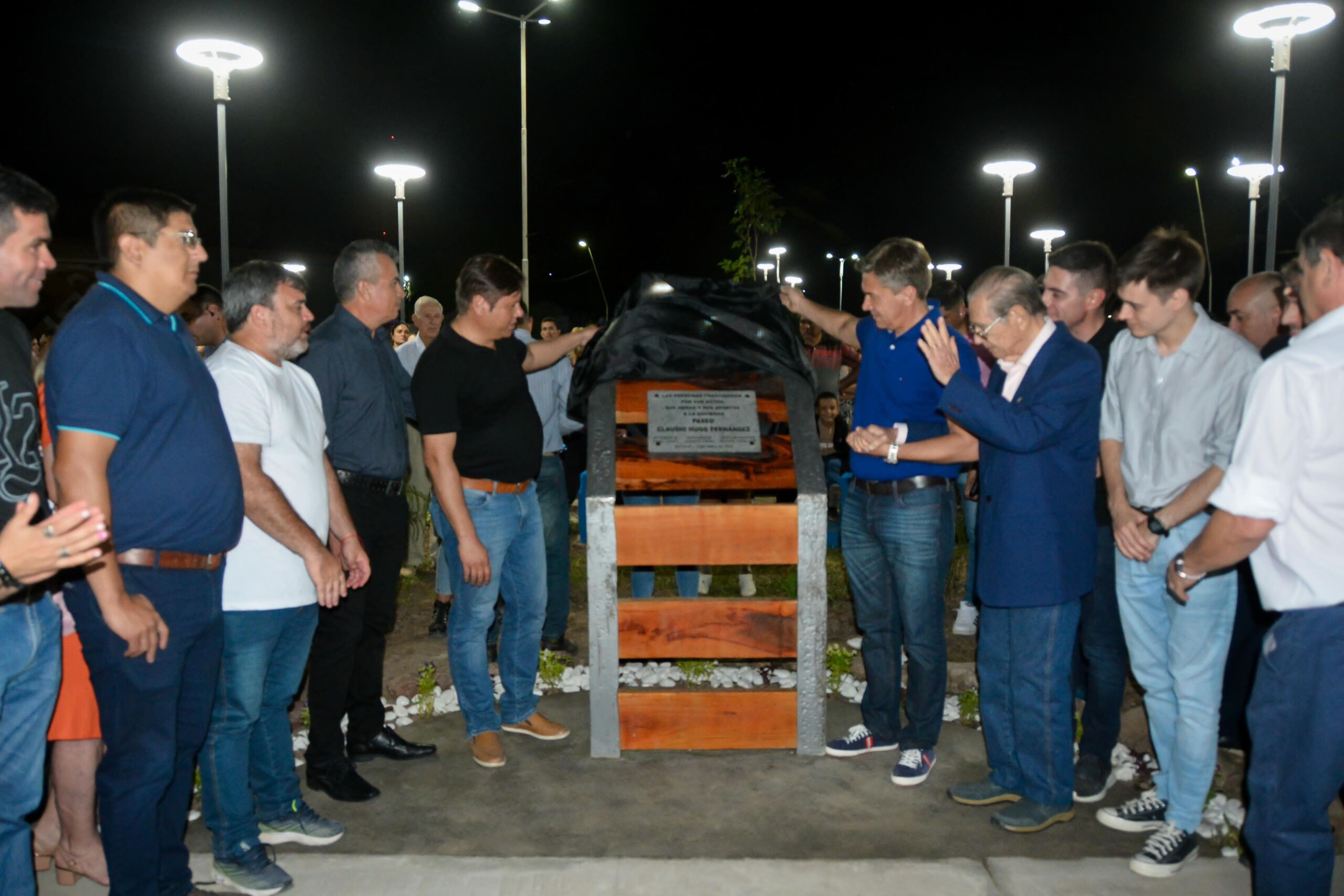 Parque del Centenario: “A Don Hugo, gracias, porque su nombre nos ayuda a unir a los quitilipenses” expresó el Gobernador Zdero