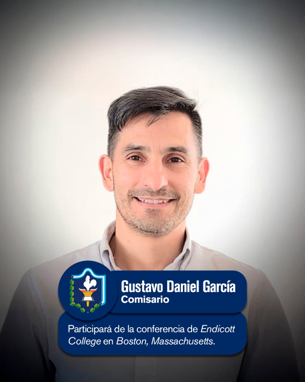 De Chaco a EE.UU.: un miembro de la Policía participará como expositor de la conferencia de Endicott College en Boston Massachusetts