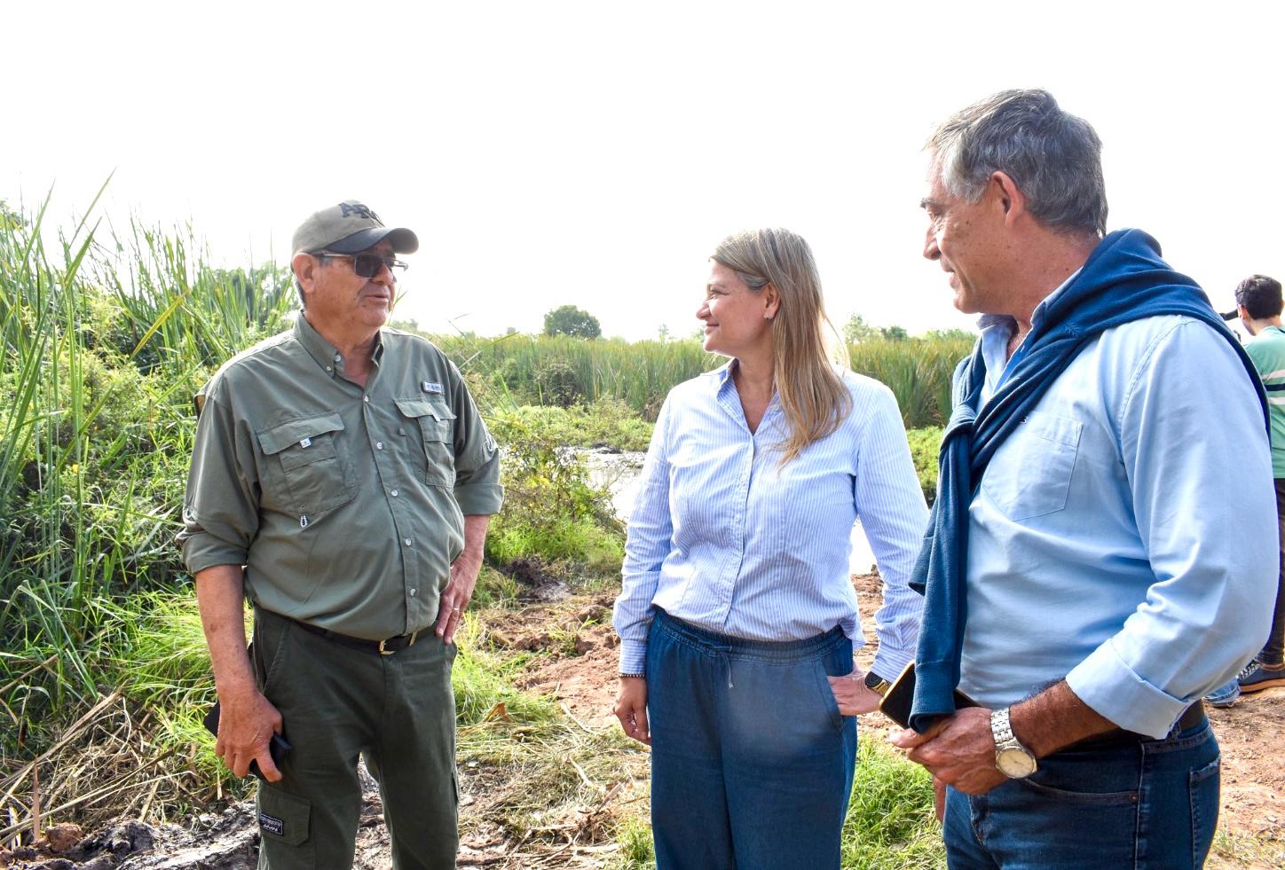 Resistencia: Meiriño constató el avance de obras complementarias a la repavimentación de la Avenida 9 de Julio