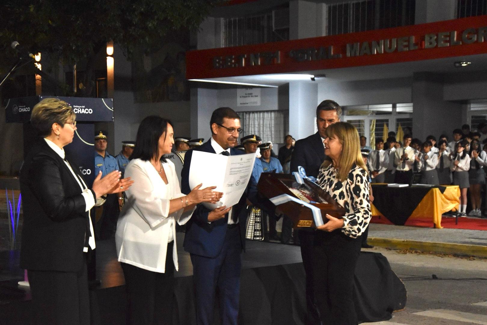 La Legislatura acompañó los festejos por los 100 años del Colegio Industrial