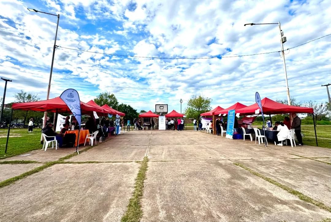 La Municipalidad de Fontana y el Hospital «Luis Fleitas» realizaron un abordaje territorial en el barrio 173 Viviendas