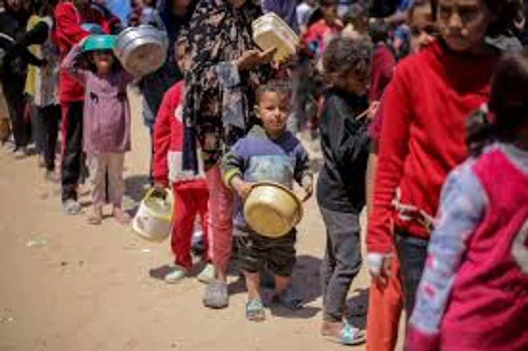 Ayuda que llega a Gaza cubre menos del uno por ciento de las necesidades de la población