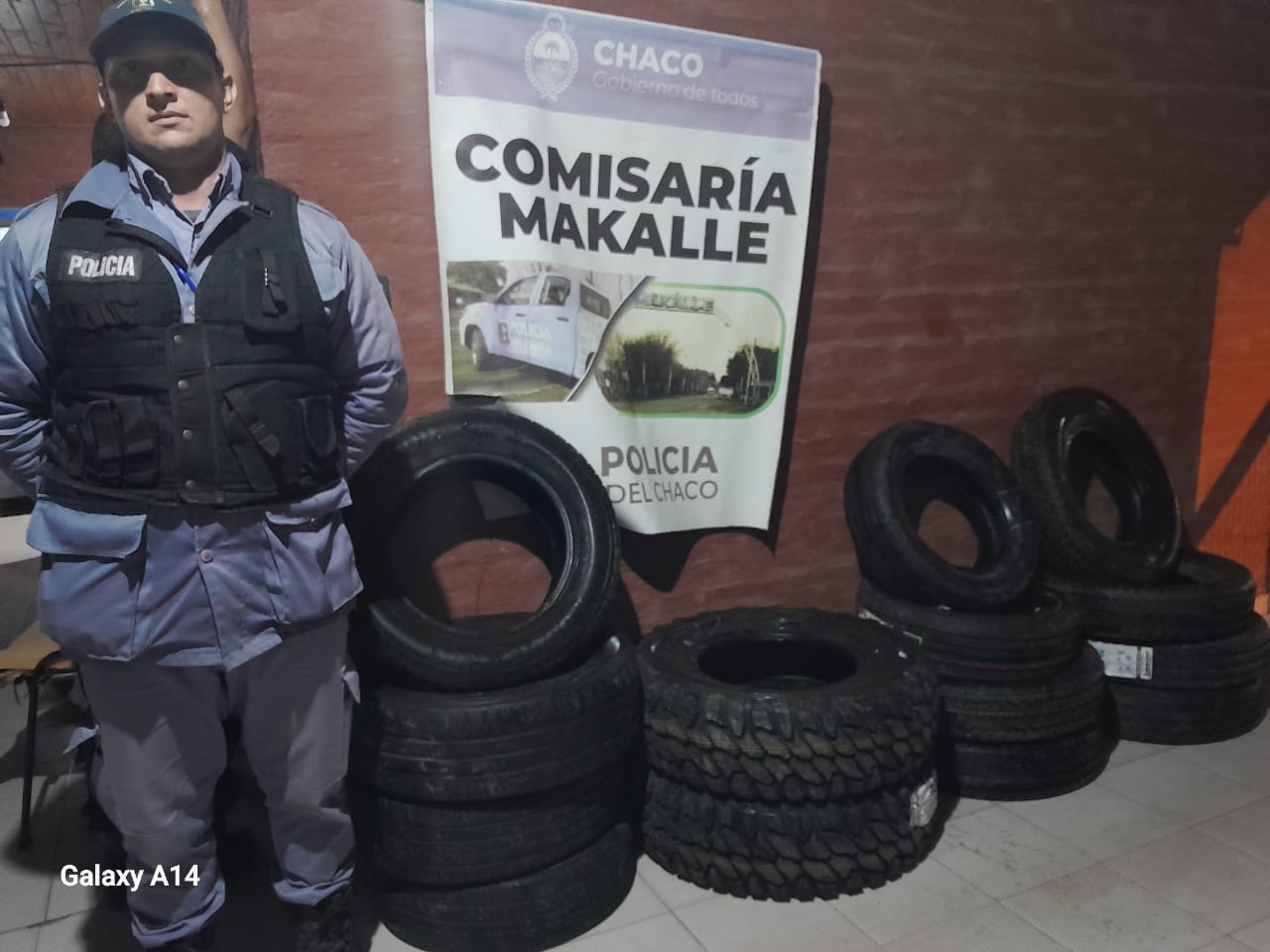 Peaje de Makallé: secuestran cubiertas de contrabando en un control caminero