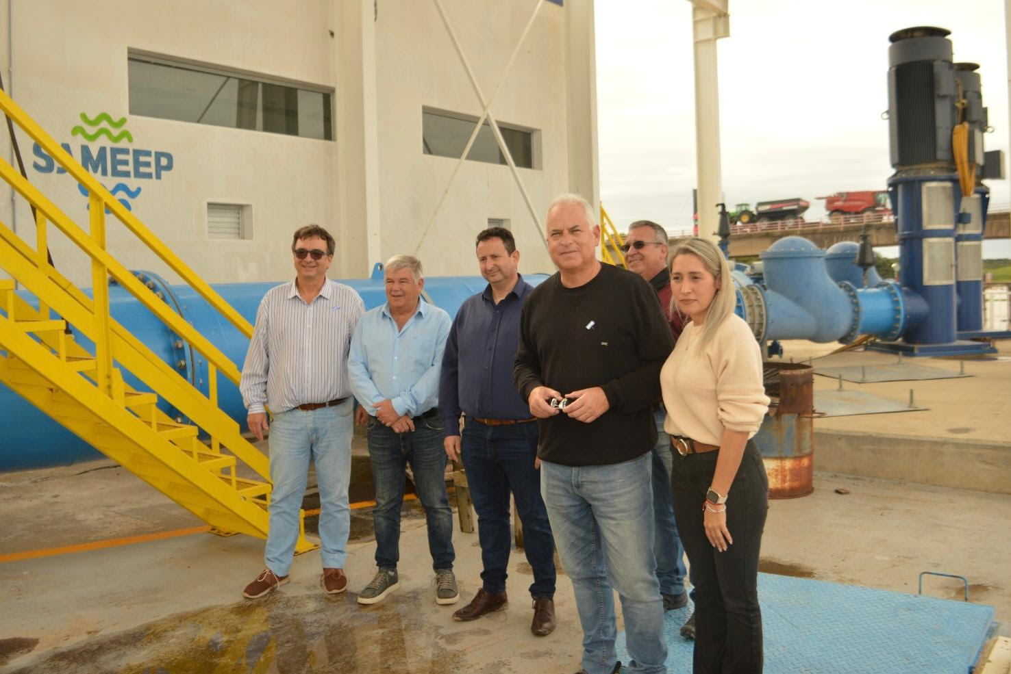 Continuidad del segundo acueducto del interior: autoridades de SAMEEP se reunieron con comitiva de la Subsecretaría de Recursos Hídricos de la Nación