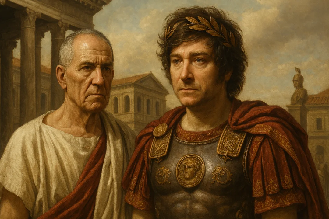 ¿Qué significa «Roma no paga traidores», frase citada por Javier Milei, y quién lo dijo por primera vez?