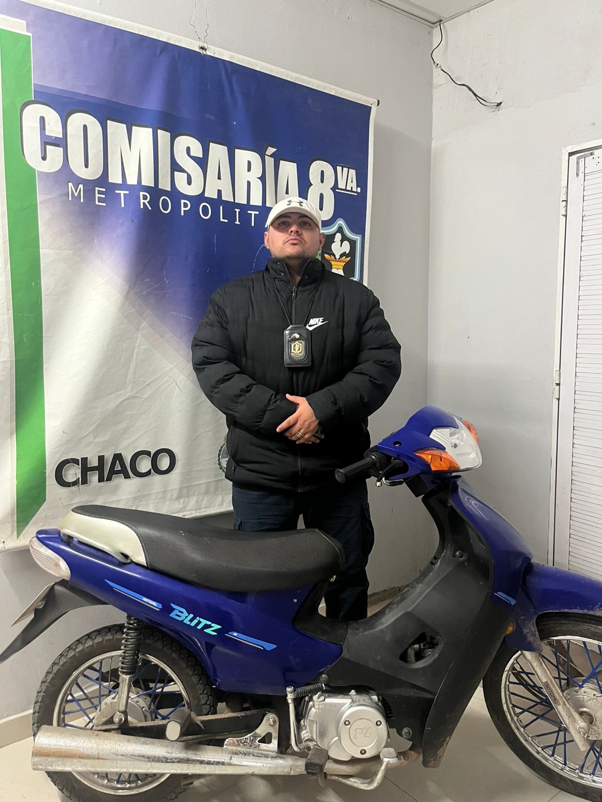 Recuperan motocicleta robada y buscan al presunto autor