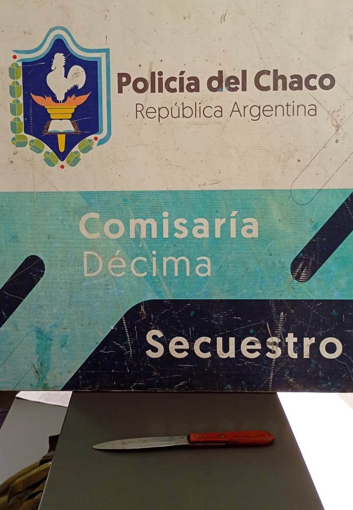 Resistencia: detuvieron a un hombre por robo, golpear e intentar agredir a un policía con un cuchillo