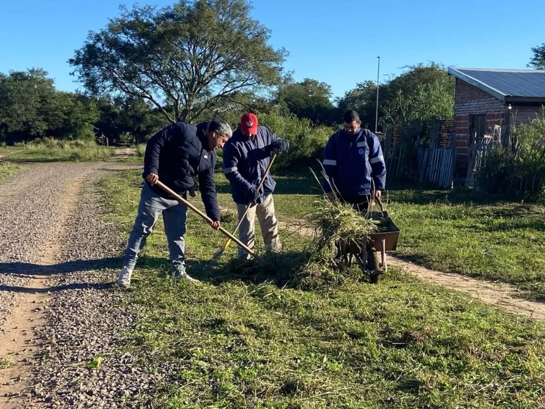 Fontana: realizan operativo de limpieza en el asentamiento Lavalle