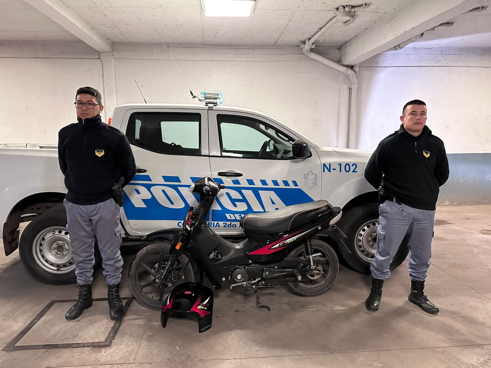 Resistencia: recuperan moto robada del playón de un comercio