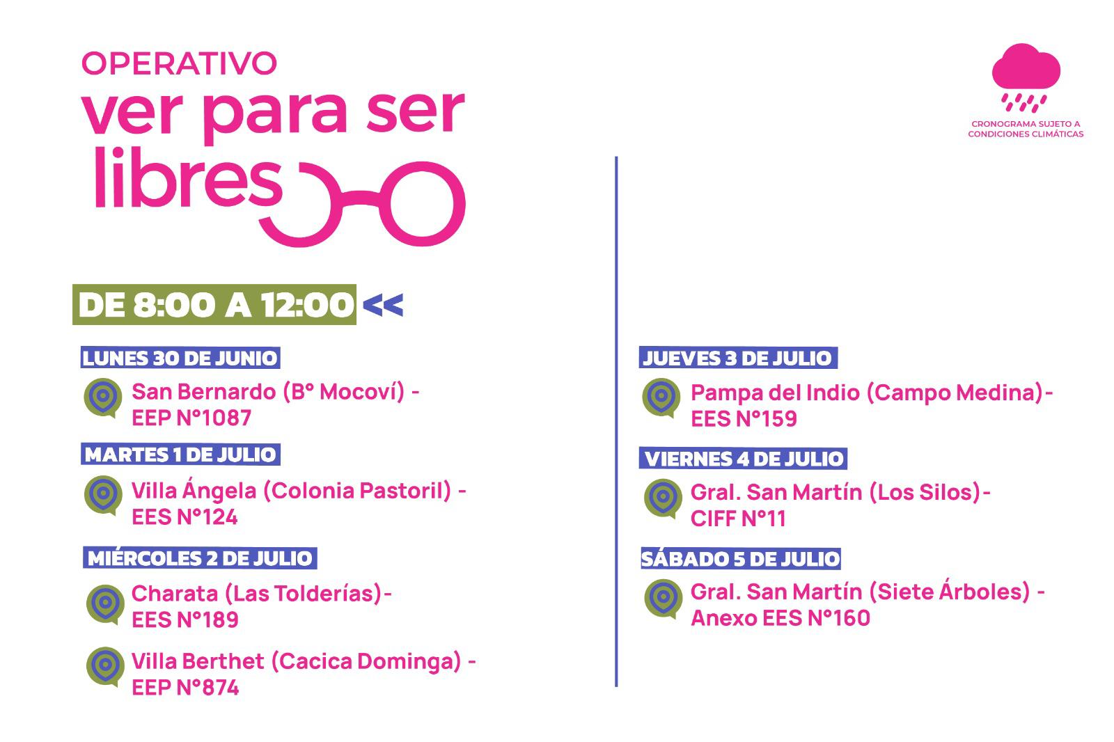 “Ver para ser libres”: nuevo operativo destinado a niños de comunidades originarias