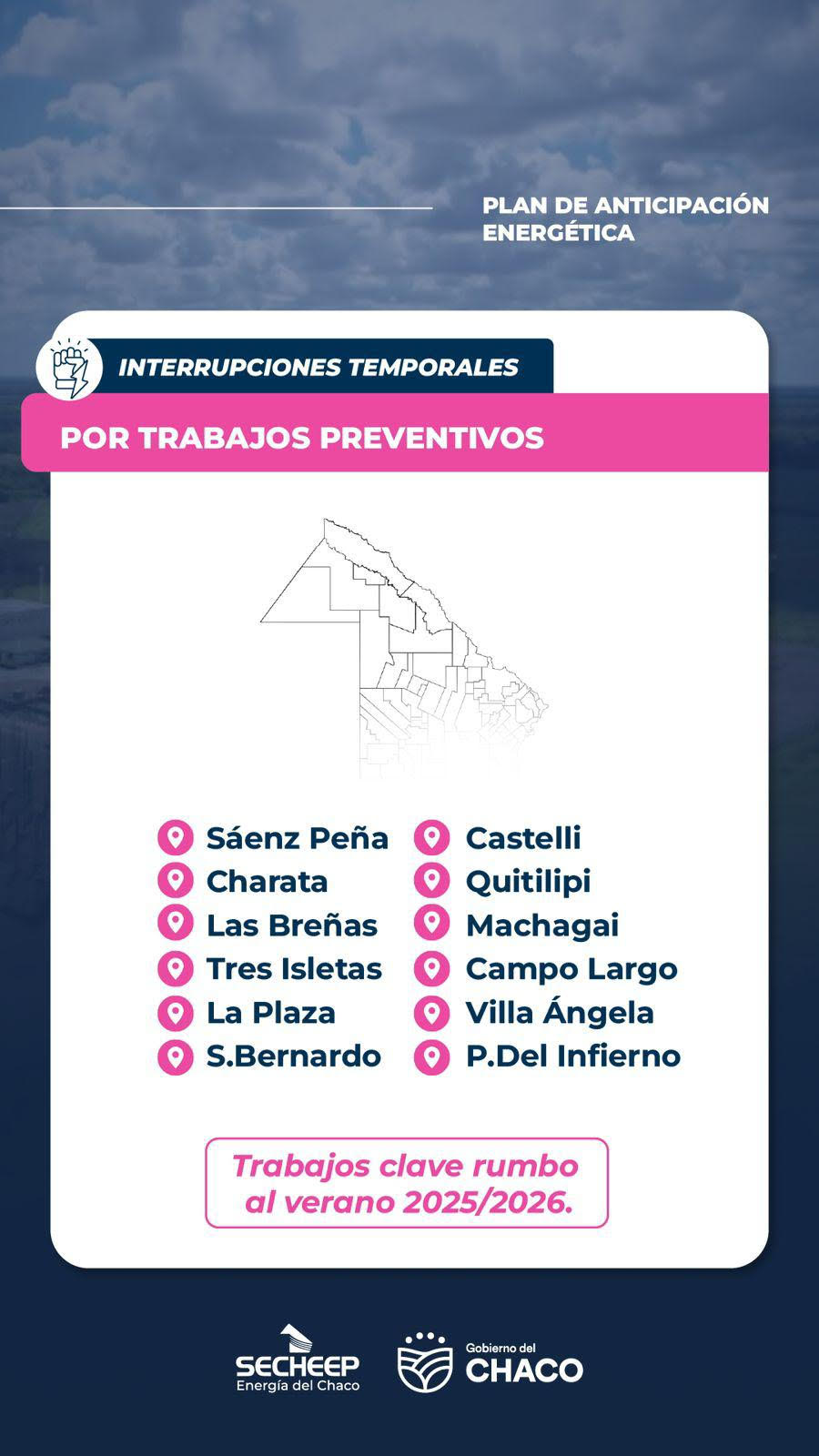 Plan de Contingencia Energética Provincial: ensayos eléctricos en la Estación Transformadora Chaco